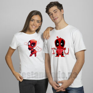 polos de deadpool para parejas