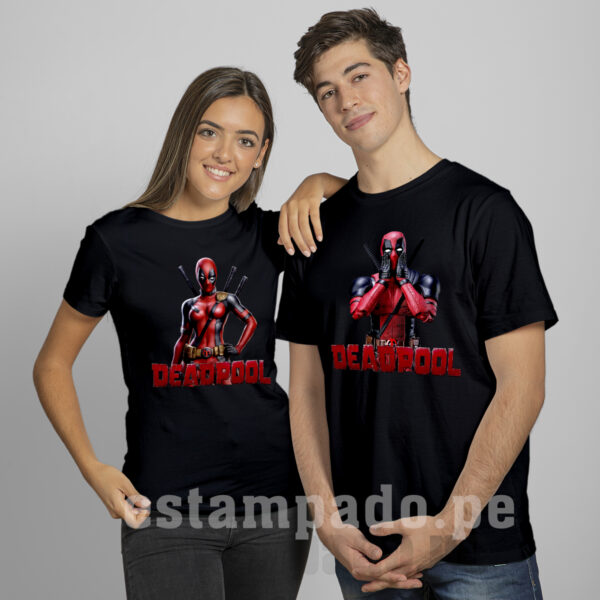 polos de deadpool para parejas